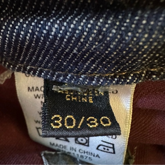 House of Dereon Women’s Y2K Vintage Wide Leg Jeans Blue Size 30/30 - Picture 6 of 12